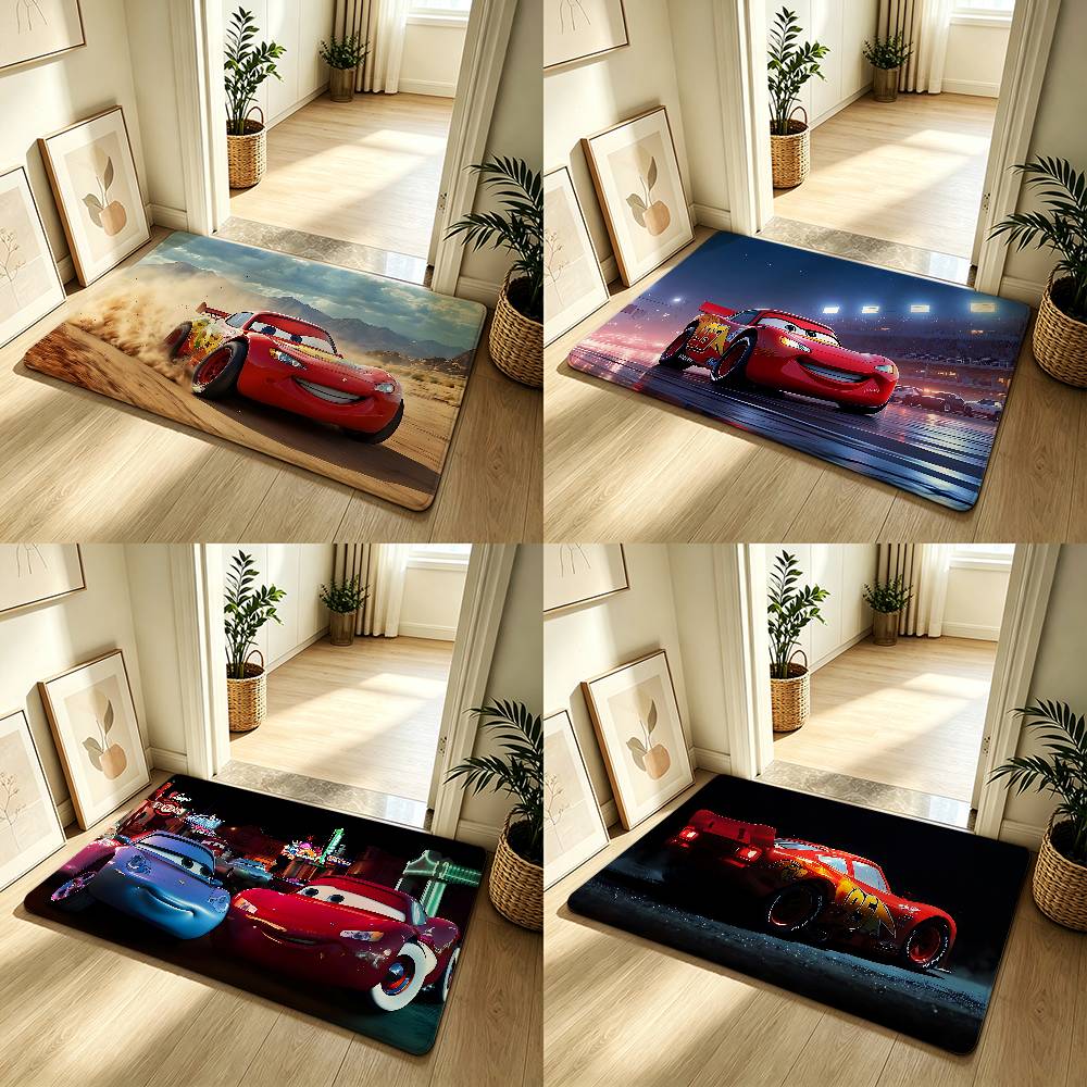 Lighting Mcqueen Decor - Anime Lightning-M-mcqueenS Cool Carpet Bathroom Anti-slip