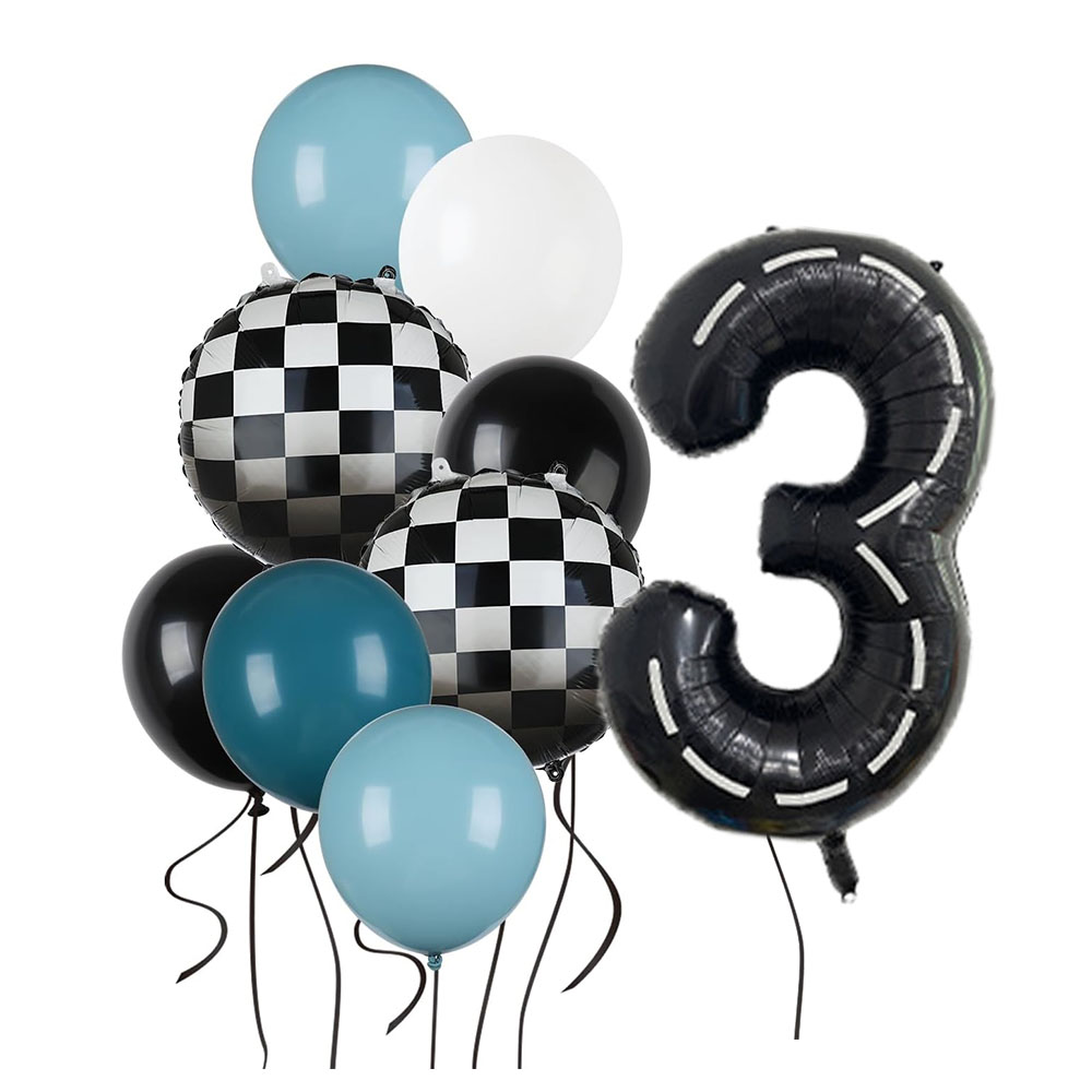 9pcs Race Car Balloons Set Che - đánh giá và giá Lighting Mcqueen Decor