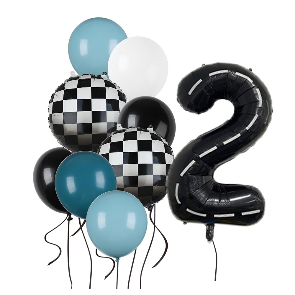 9pcs Race Car Balloons Set Che - đánh giá và giá Lighting Mcqueen Decor
