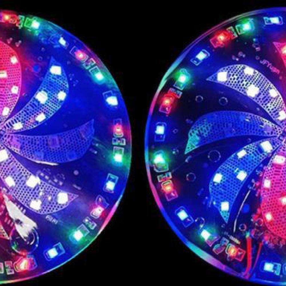 12V Colorful Windmill LED Car  - đánh giá và giá Decor Kart Lighting