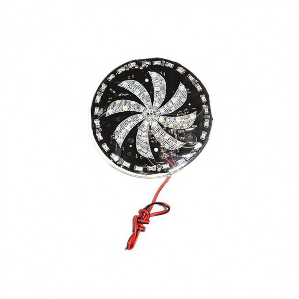 12V Colorful Windmill LED Car  - đánh giá và giá Decor Kart Lighting