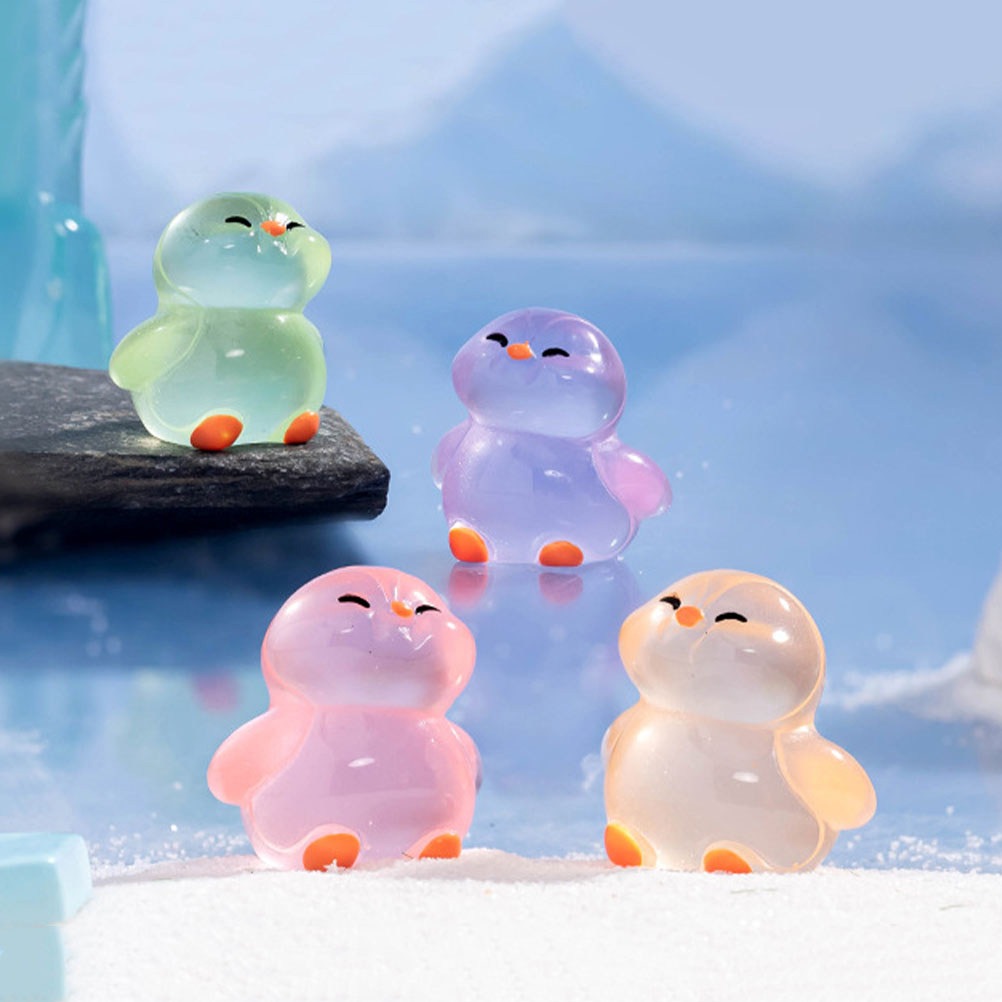 18Pcs Glowing Resin Penguins:  - đánh giá và giá Lighting Home Decor Ideas