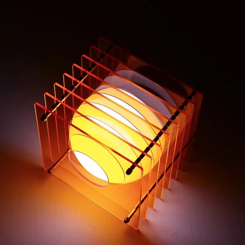 DIY Acrylic Thousand Layer Lam - đánh giá và giá Led Moon Lamp