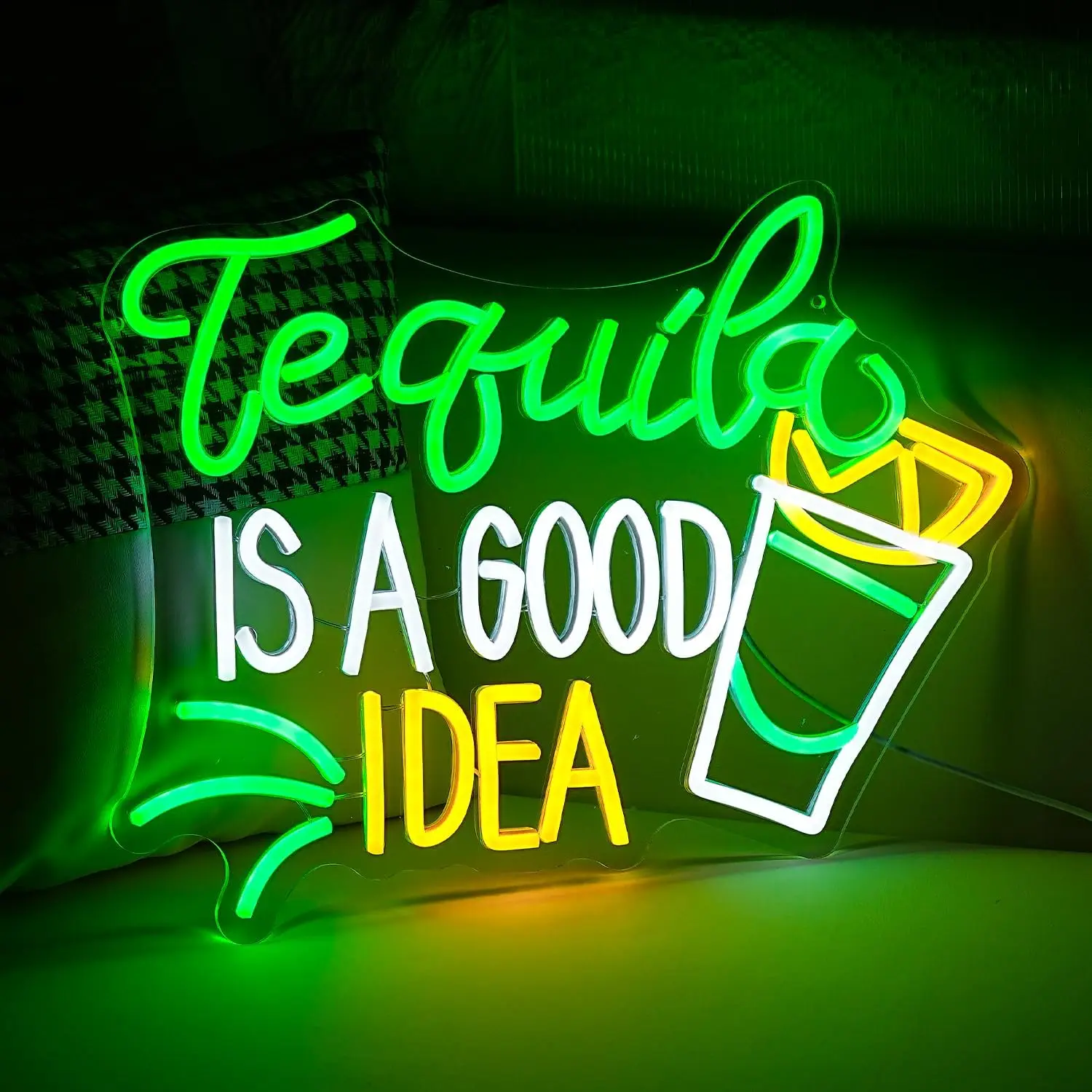Tequila Is A Good Idea Neon Si - đánh giá và giá Lighting Home Decor Ideas