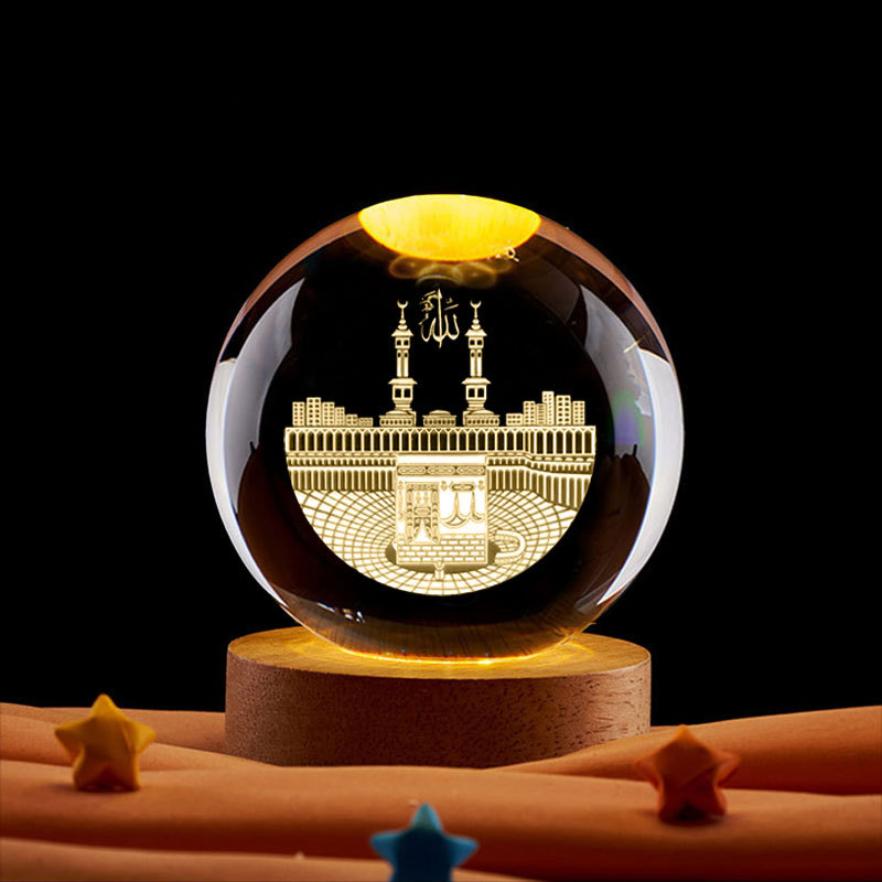 Ramadan Decoration 3D Crystall - đánh giá và giá Led Moon Lamp