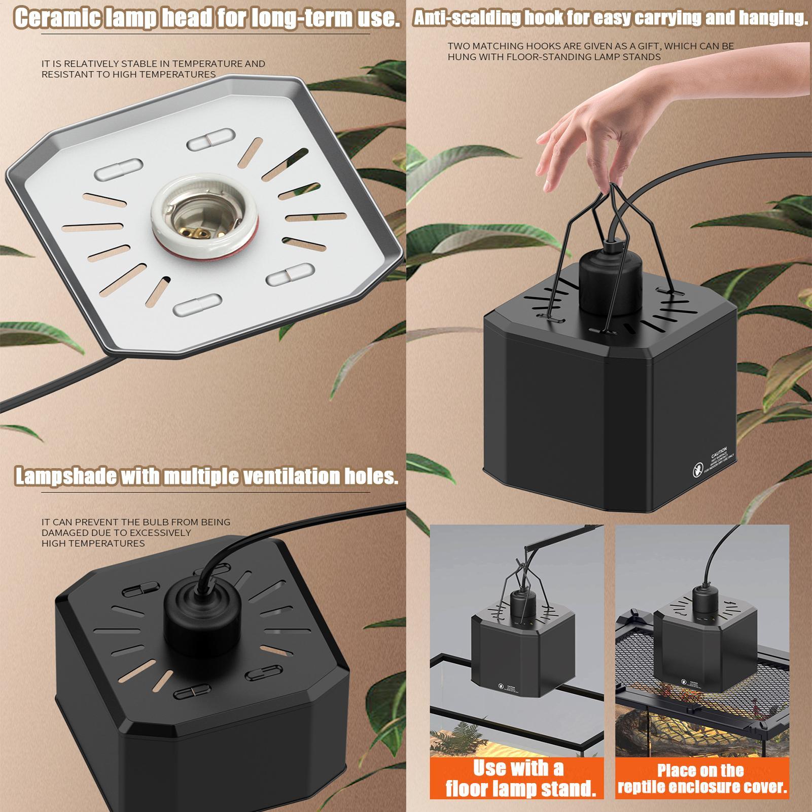 Heat Lamp Cover For Reptiles T - đánh giá và giá Gecko Lighting & Decor