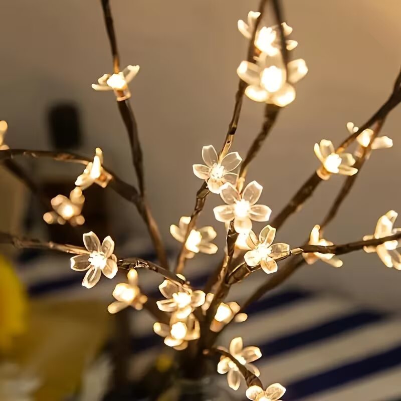 1/2PC 20LED Cherry Blossom Tre - đánh giá và giá Decor Lighting Table Lamps