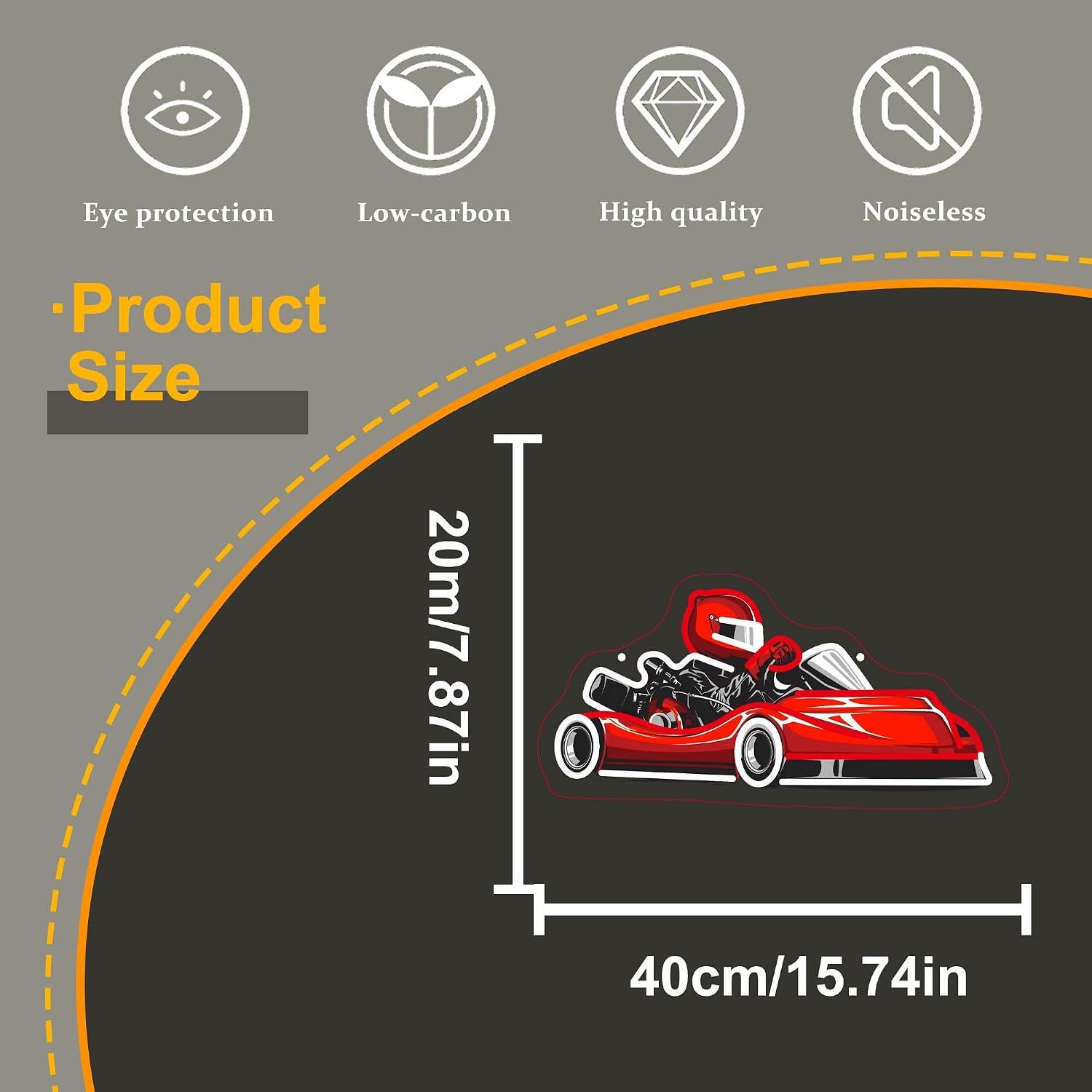 Go Kart Racer Neon Sign USB Di - đánh giá và giá Decor Kart Lighting