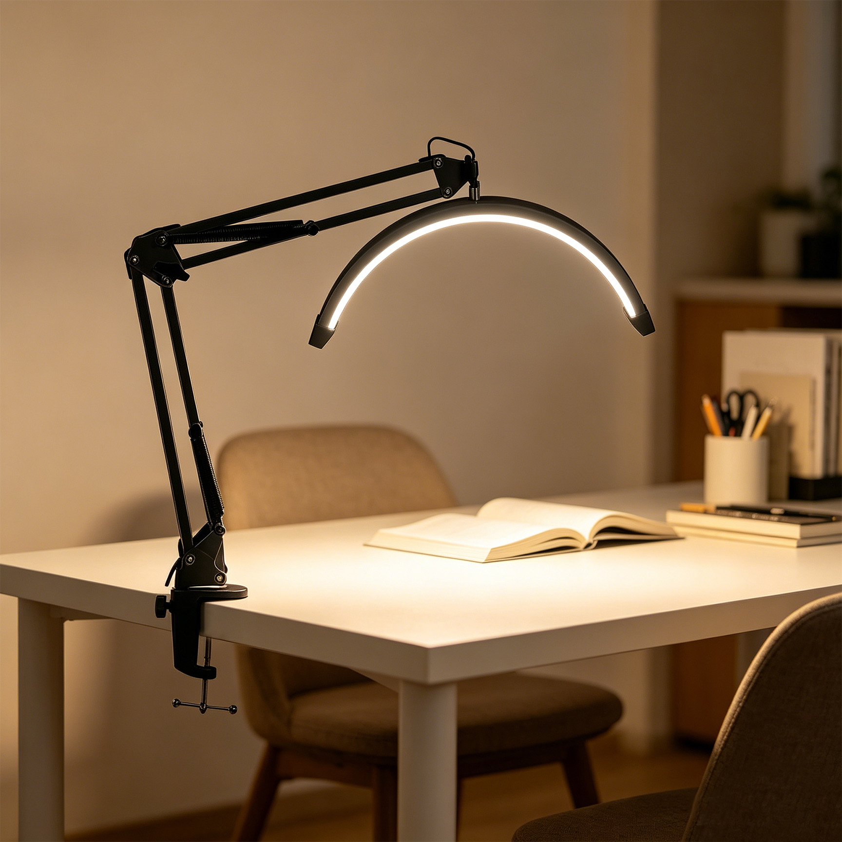 16in U-shaped Half-Moon Beauty - đánh giá và giá Led Moon Lamp