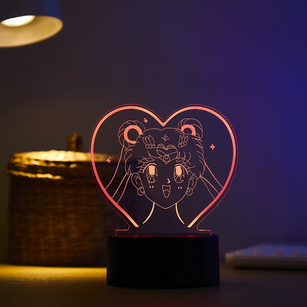 Cartoon character Tsukino Usag - đánh giá và giá Led Moon Lamp